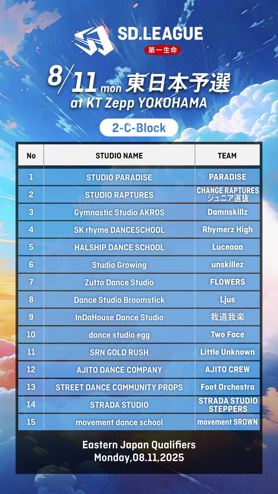 タイムテーブル