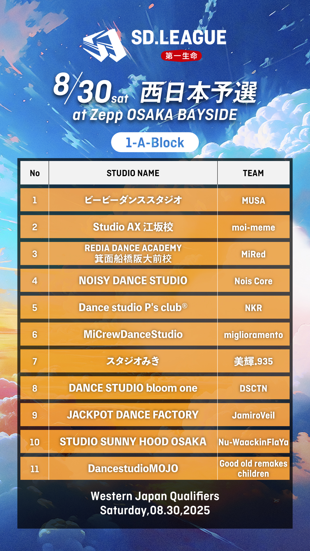 タイムテーブル