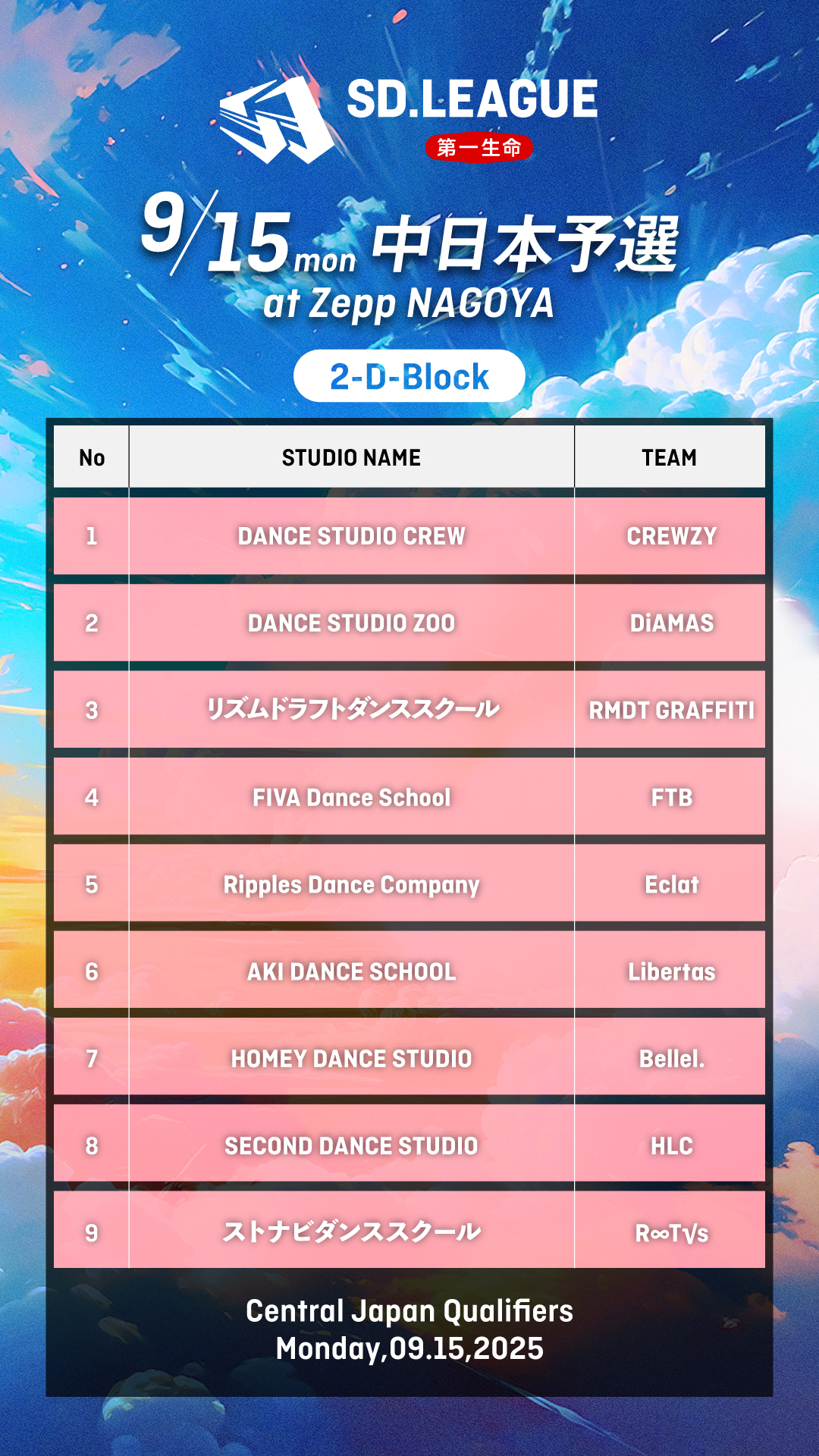 タイムテーブル