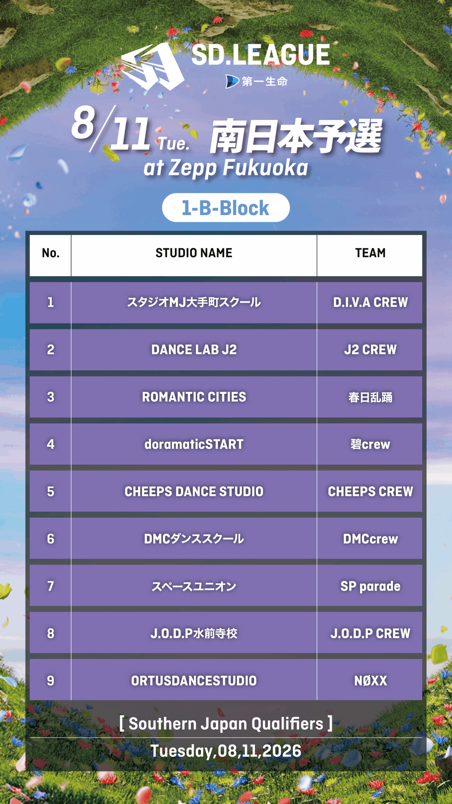 タイムテーブル