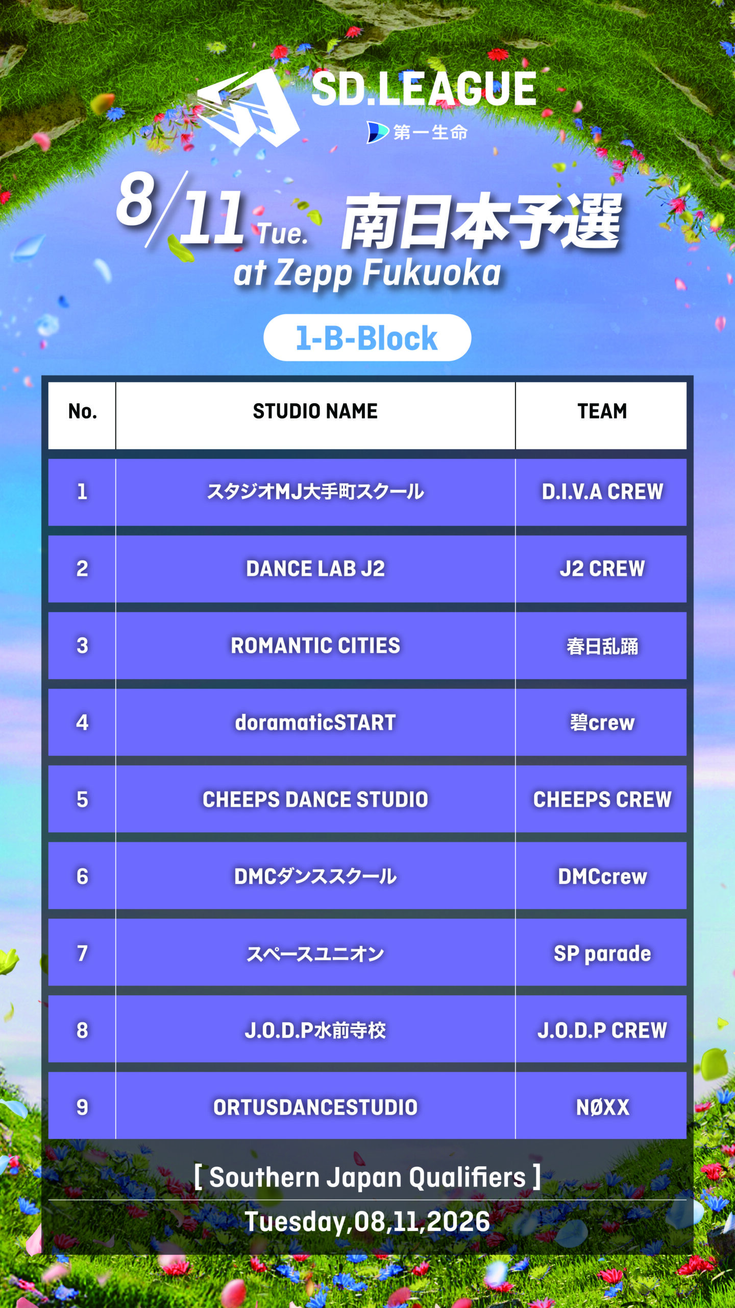 タイムテーブル